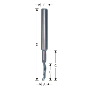 7mm Reduced Shank Router Cutter